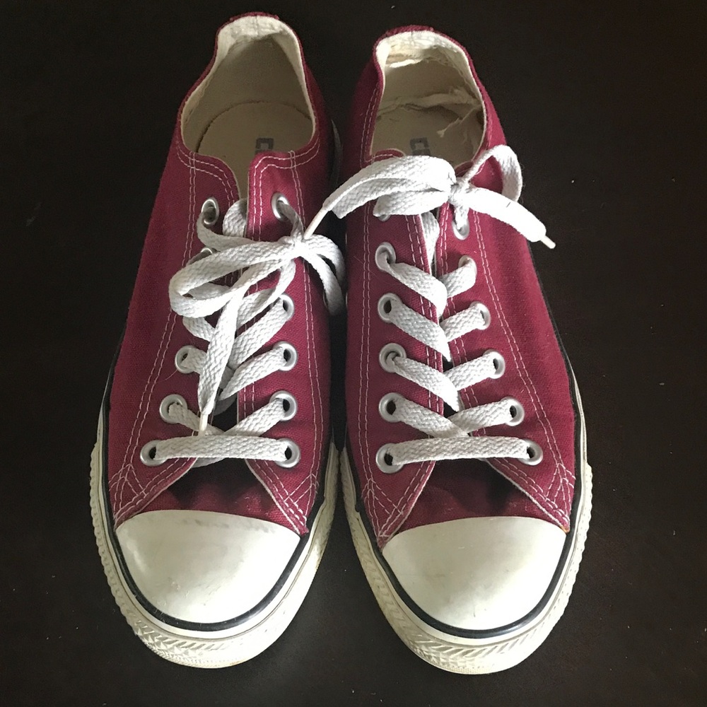 Maroon Converse